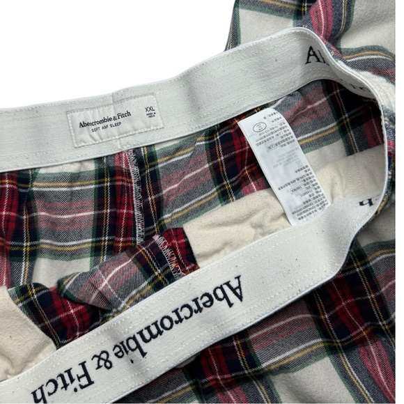 A&F Flannel Plaid Winter Pajama Pants Size XXL - Picture 3 of 4